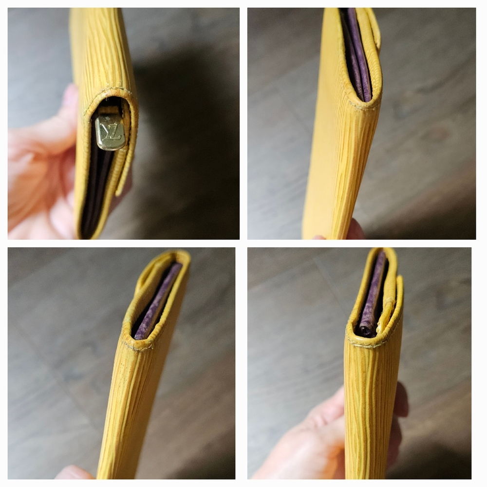 Louis Vuitton Yellow Epi Wallet in EUC - Picture 2 of 10